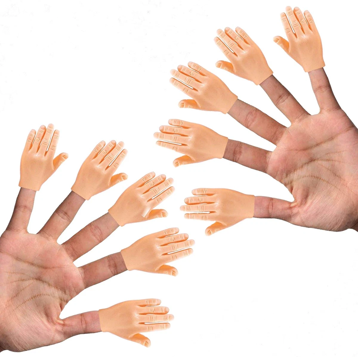 Tiny hand sales puppet