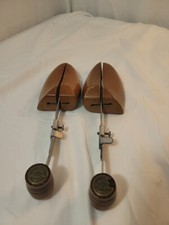 Pair of Vintage Mens Florsheim Wooden Shoe Tree Stretcher Adjustable