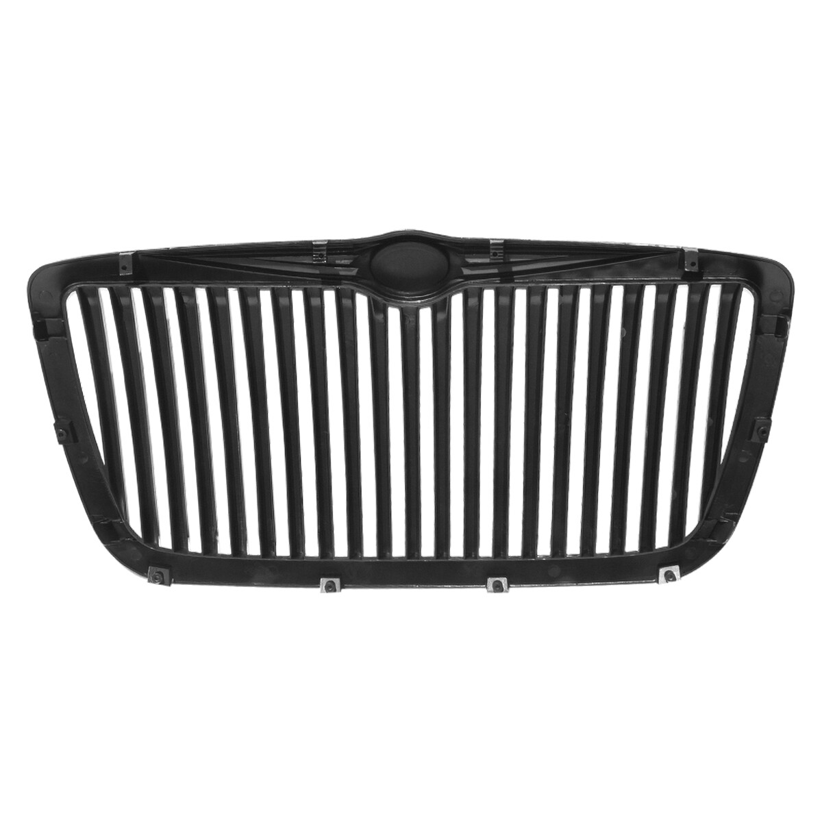 Custom Car Grille Armordillo Mesh Front Grille For 2004-2010 Chrysler 300 | Piano Black ABS Replacement Grille Front Bumper Grille Replacement