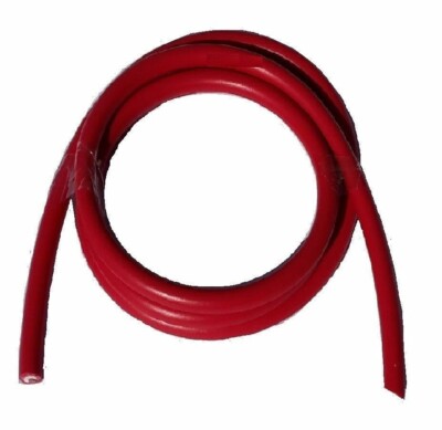 3 m rotes Motorrad H/T Zündkerzenkabel - 7 mm Kupferkern