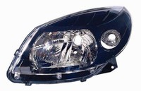 Scheinwerfer FüR Dacia Sandero 2008-2012 Parabel Schwarz Links