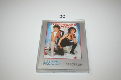 ZX Spectrum Game Tape - Strip Poker II Plus Anco Software Ltd - Original Version NOS