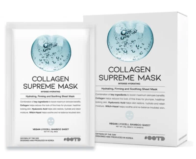 OOTD Collagen Supreme Sheet Mask - Koreanische Tuchmaske - 10x pro Packung