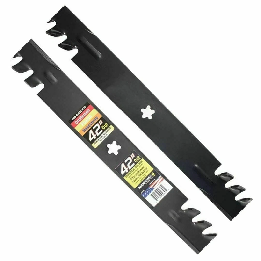 2 Mulching Blade For Poulan Husqvarna Craftsman 42 Inch LT1000 DYT