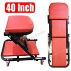 40" Foldable Z Creeper Seat Rolling Chair Mechanics Garage 2 in 1 Work Bench