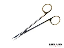 REDLAND Dental Surgical Kelly Scissor 16cm Curved/Straight TC (Tungsten Carbide)