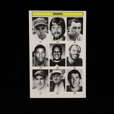 1985 Pee Wee Reese Mel Blount Jim Zorn Phil Rizzuto John McGraw Whoozit Game #38