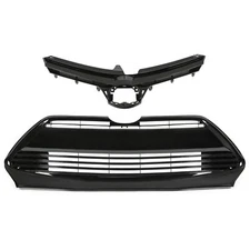 For Toyota Corolla L LE CE 2017 2018 2019 #TO1036170 Front Upper & Lower Grille