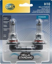HELLA H10TB Standard Halogen Bulbs, 12 V, 45W 2 Pack