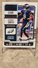 2023 Panini Contenders Football  DeVonta Smith #79 Game Ticket Red Foil EAGLES