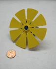 Vtg Lego Duplo Yellow Windmill Propeller & Holder 8 Blade Fan Farm Blue Base