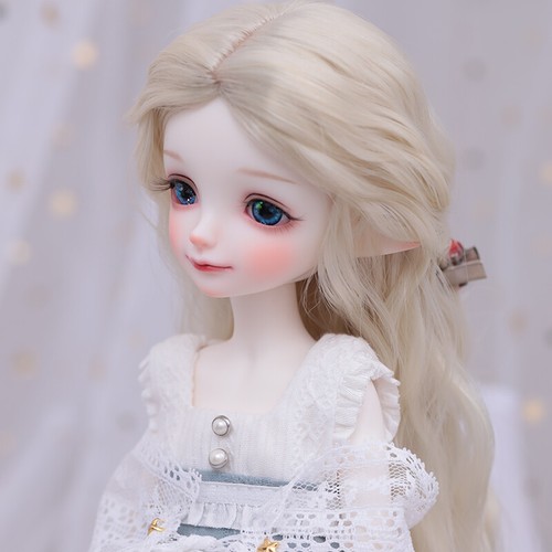 Bambola BJD 1/6 bambina bambole snodate viso trucco parrucche scarpe vestiti set completo giocattolo regalo - Foto 4 di 11