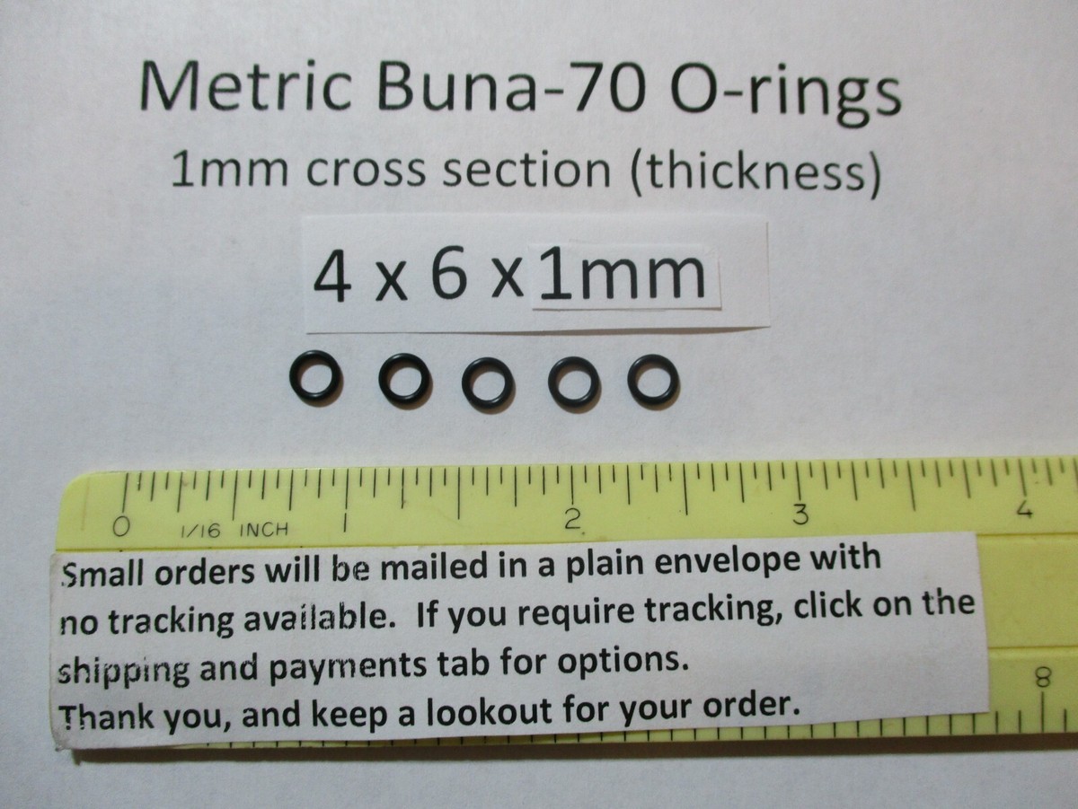 4mm ID x 6mm OD x 1mm thick Quan