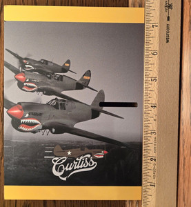 Breitling Curtiss Warhawk In Case Watch Metal Avi Sign 7&13/16" X 5&13/16"