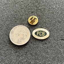 PCB Pinellas Community Bank Florida Gold Tone Pin Pinback #44210