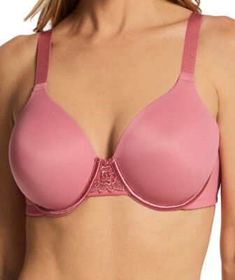 NWT $50 VanityFair BeautyBack BackSmoother FullFigure Bra 76380 Sz38D DustyRose
