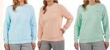 Fila Ladies Midweight French Terry Crewneck Long Sleeve Sweatshirt