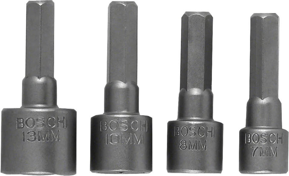 Bosch 2609255904 Socket Spanner Set with Hex Shank Arbor (4 Pieces) - Image 3 of 4