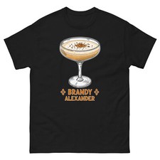 Brandy Alexander Drink Delicious Popular Beverage T-Shirt