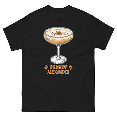 Brandy Alexander Drink Delicious Popular Beverage T-Shirt