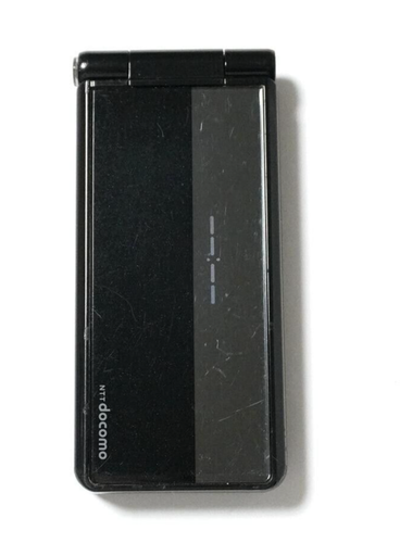 Docomo P-01E Black Flip Phone cell phone garakei jp - Picture 2 of 17