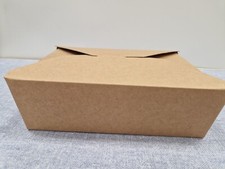 Corrugated Takeaway Leakproof Food Containers 1820ml/64oz