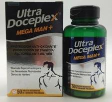 Ultra Doceplex Mega Man Hombre 50 Tabletas -ENVIO GRATIS-