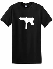 Tec-9 Tee Shirt kg-99 tec-dc9 ab-10 2a gun rights molon labe White Black T-Shirt