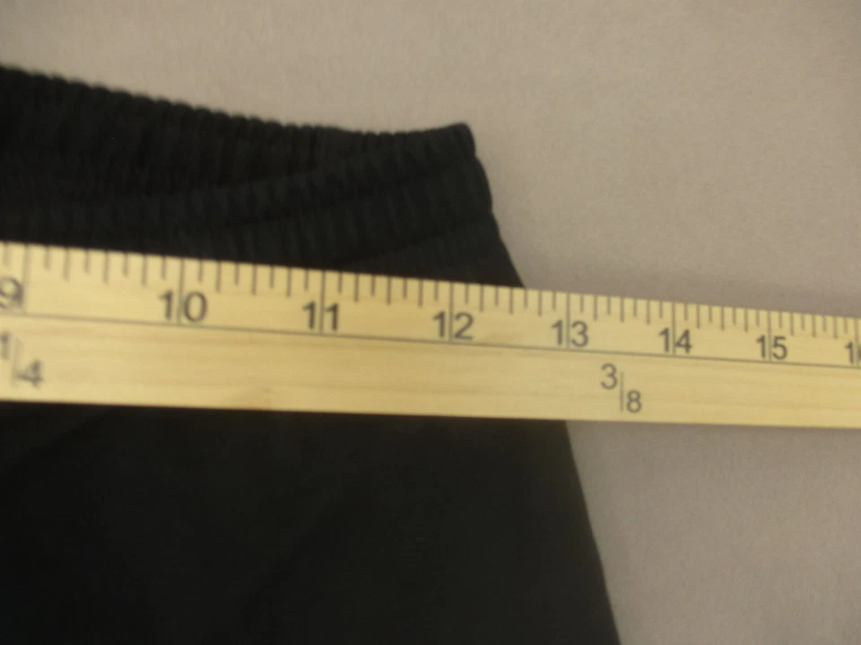 NIKE Talla M Mujer Negro Pierna Cremallera Elastizada Cintura Pull On Ciclismo Correr Pantalones 802 Foto 3 de 4