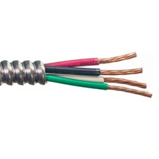 200' 12/3 Stranded Copper Metal Clad Cable Type MC Aluminum Armor 600V