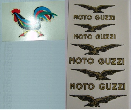 Set Adhesivos A Seco Moto Guzzi galletto 160 192