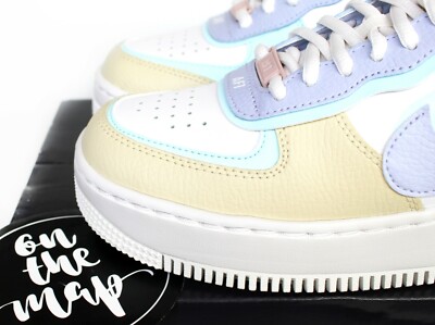 nike air force 1 shadow pastel blue pink ghost