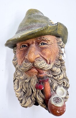 VINTAGE Bossons Chalkware England Swiss Alps Alpine Bavarian Tyrolean Man