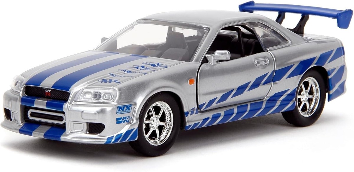 Brian's Nissan Skyline GT-R Hard Top Jada Diecast Model Toy Car 5