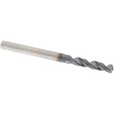 OSG 6153811 Stub Drill Bit: 0.1495" Diam 130deg HSS Coated, RH Cut, Spiral Flute