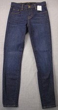 J Brand Made in USA Womens Civil Blue Mid-Rise Capri Jeans Sz 23 25 X 27 $198
