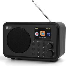 WR-336M Wi-Fi Internet FM Radio, Bluetooth Speaker, Podcast, 2.4  Color Display,
