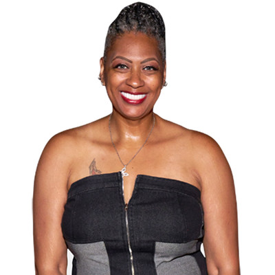 Katina Fields (Denim) Half Body Buddy Cutout