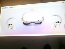 Meta Quest 2 Standalone VR Headset 128GB 120 Hz White Virtual Reality