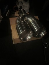 2.5 To 3.5 Srt Chrome Quad Exhaust Tips Dual Wall Stainless For Dodge 2.5 To 3.5 Srt Chrome Quad Exhaust Tips Dual Wall Stainless For Dodge