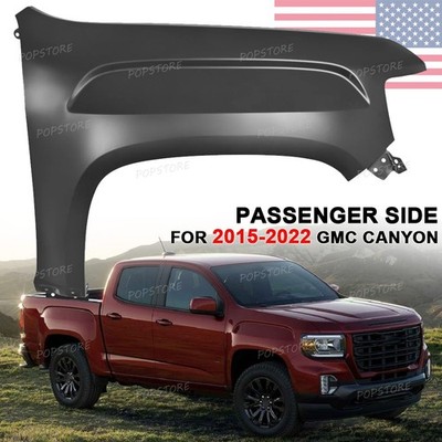 Front Passenger Fender For 2015-2022 GMC Canyon Primed Steel 23373628 GM1241405