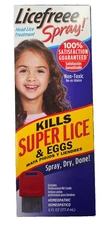 Licefreee Spray Homeopathic Head Lice Treatment w. Nit Comb NON TOXIC /
