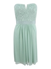 Adrianna Papell Women's Strapless Lace Dress