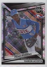 2022 Panini Elite Extra Edition Prime Numbers A 153/185 Yairon Acosta #194 0i4k