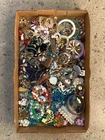 Vintage Misc Jewelry Wearable & Scrap Lot - Rings, Earrings, Necklaces, Etc.