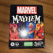 Marvel Mayhem Card Game Hasbro Superhero Battle for 2 to