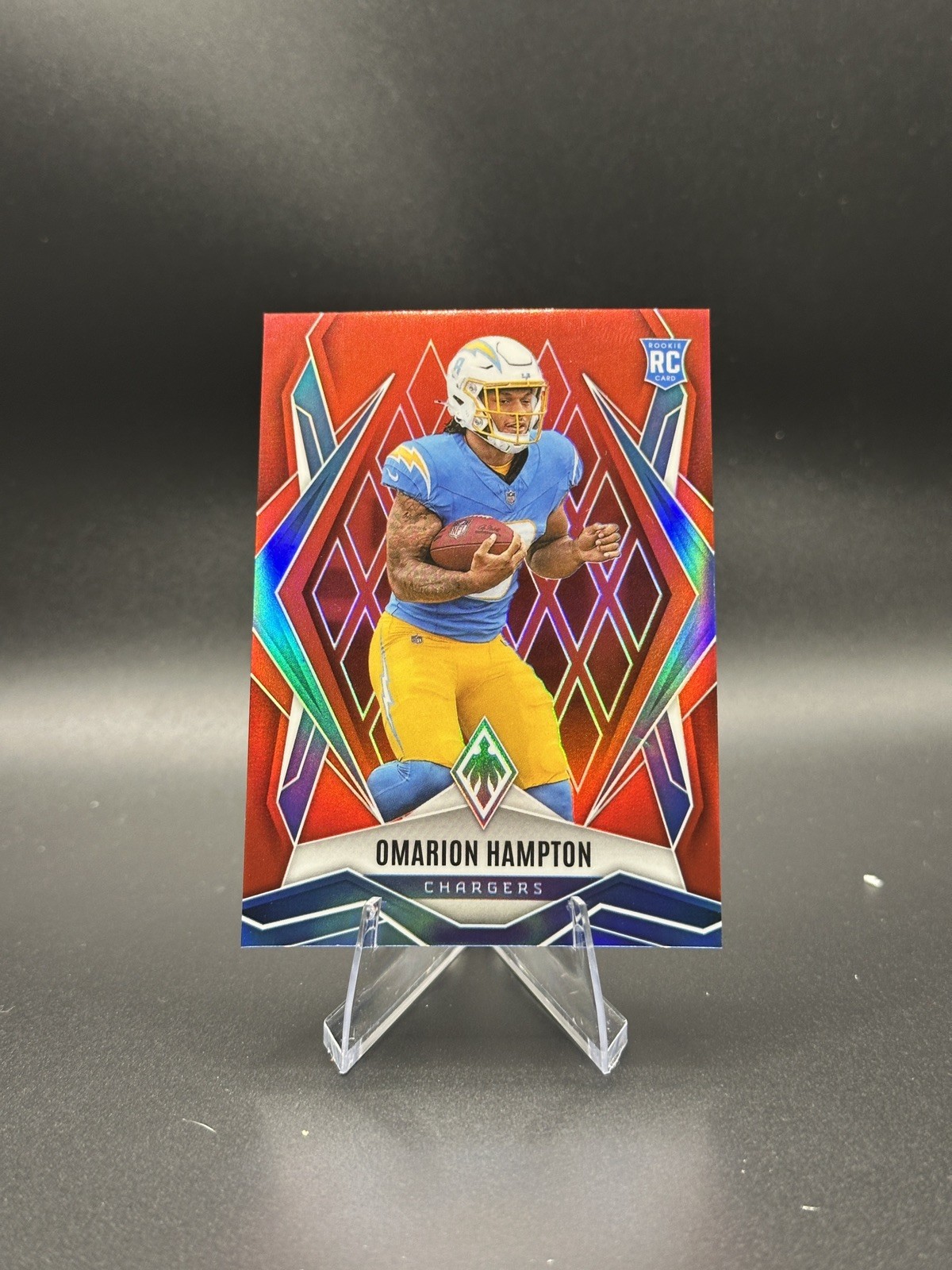 OMARION HAMPTON - #/99 RED - ROOKIE (RC) - 2025/26 PHOENIX FOOTBALL - #192