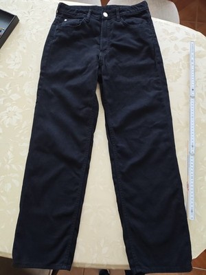 Jeans Hose H&M Schwarz Loose Fit Straight Leg 158 Junge
