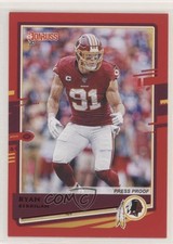 2020 Panini Donruss Press Proof Red Ryan Kerrigan #239 c7w