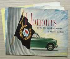 MORRIS ISIS Car Sales Brochure Oct 1955 #H 5525